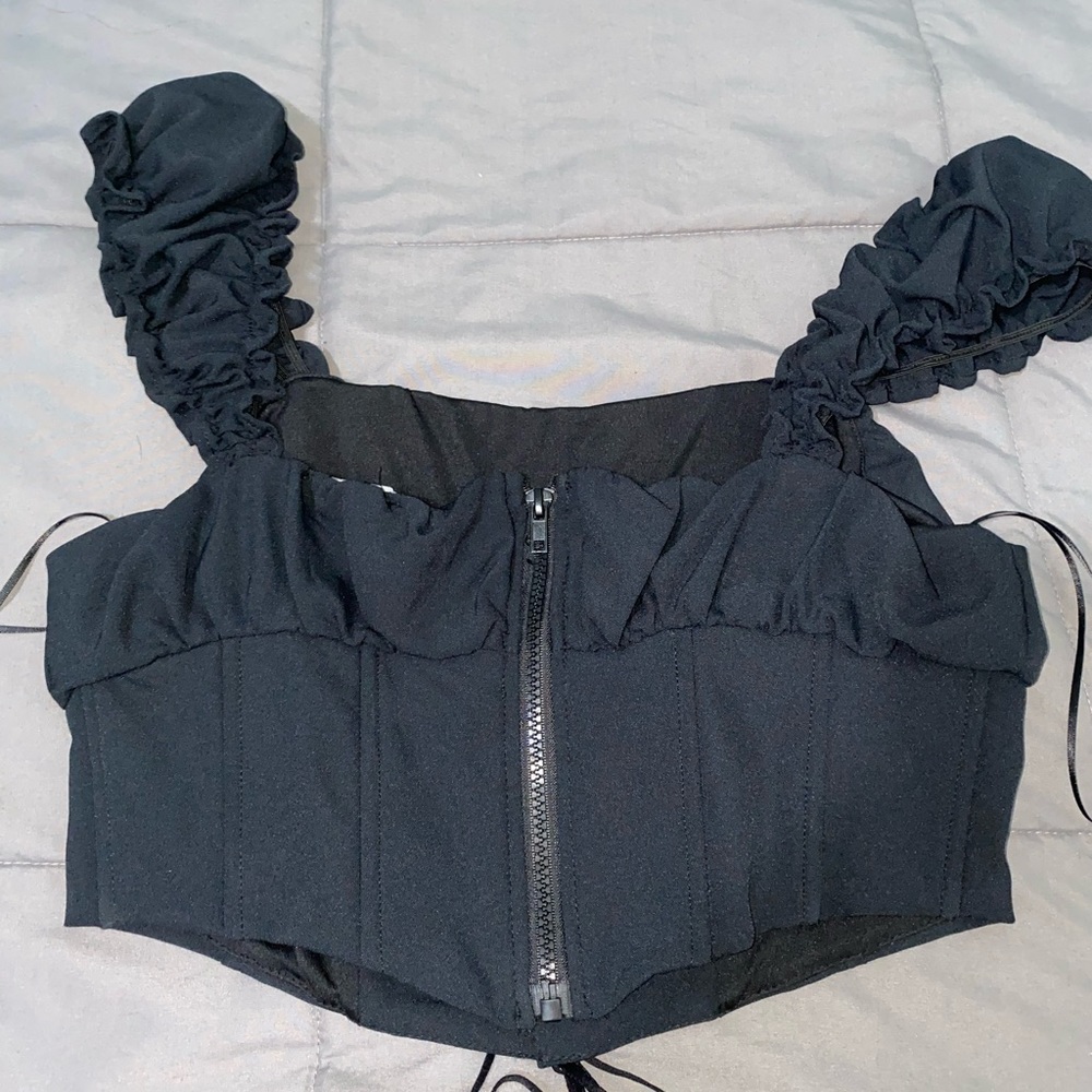 Kendall & Kylie black corset top - Picture 4 of 6